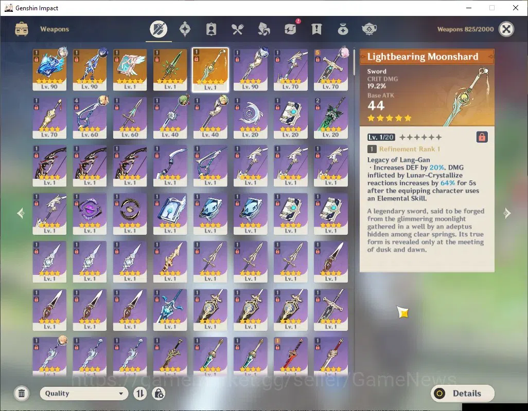 Genshin Impact Accounts ASIA|AR56|All Unset|3Limited+5(*5Weap)|[Flins,Neuv image 13