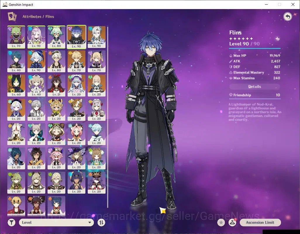 Genshin Impact Accounts ASIA|AR56|All Unset|3Limited+5(*5Weap)|[Flins,Neuv image 3
