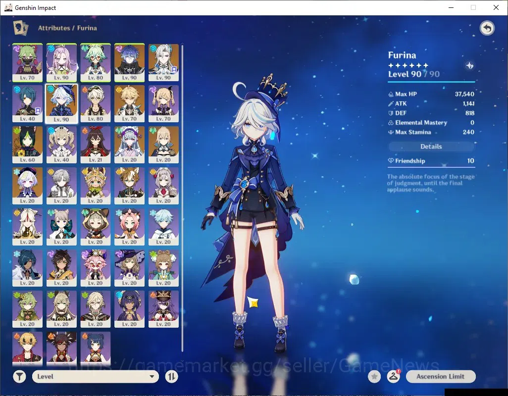 Genshin Impact Accounts ASIA|AR56|All Unset|3Limited+5(*5Weap)|[Flins,Neuv image 5