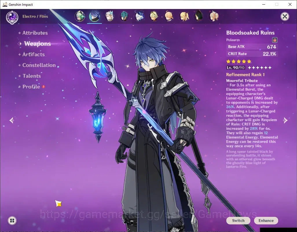Genshin Impact Accounts ASIA|AR56|All Unset|3Limited+5(*5Weap)|[Flins,Neuv image 7