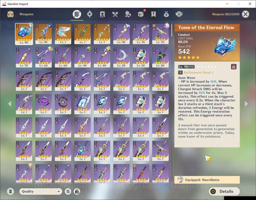 Genshin Impact Accounts ASIA|AR56|All Unset|3Limited+5(*5Weap)|[Flins,Neuv image 9