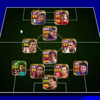 eFootball Accounts Legends & Iconic Players Android|Old Card Collection|Epic Serginho,Gabriel Batitusta,Steven