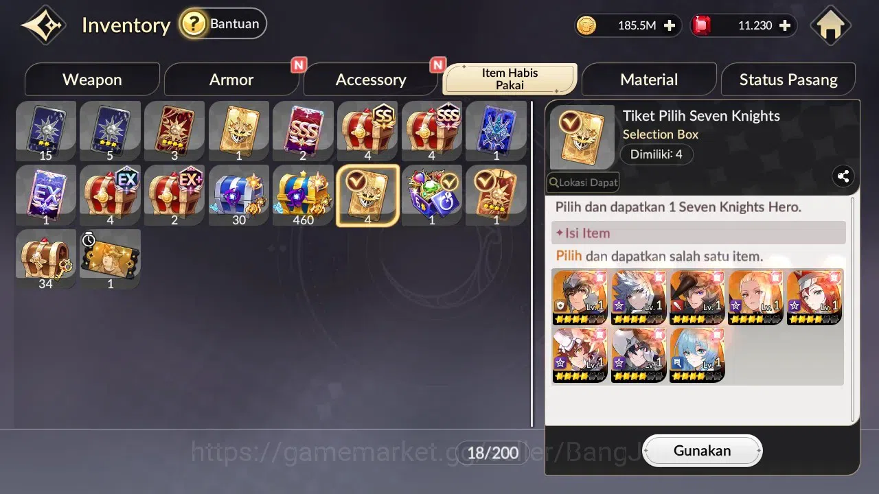 Seven Knights Re:Birth Accounts Global|5EX7(Fai,Melia,Juri,Rosie,Gelidus)Leg Costu image 5