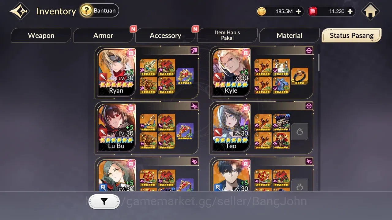 Seven Knights Re:Birth Accounts Global|5EX7(Fai,Melia,Juri,Rosie,Gelidus)Leg Costu image 9
