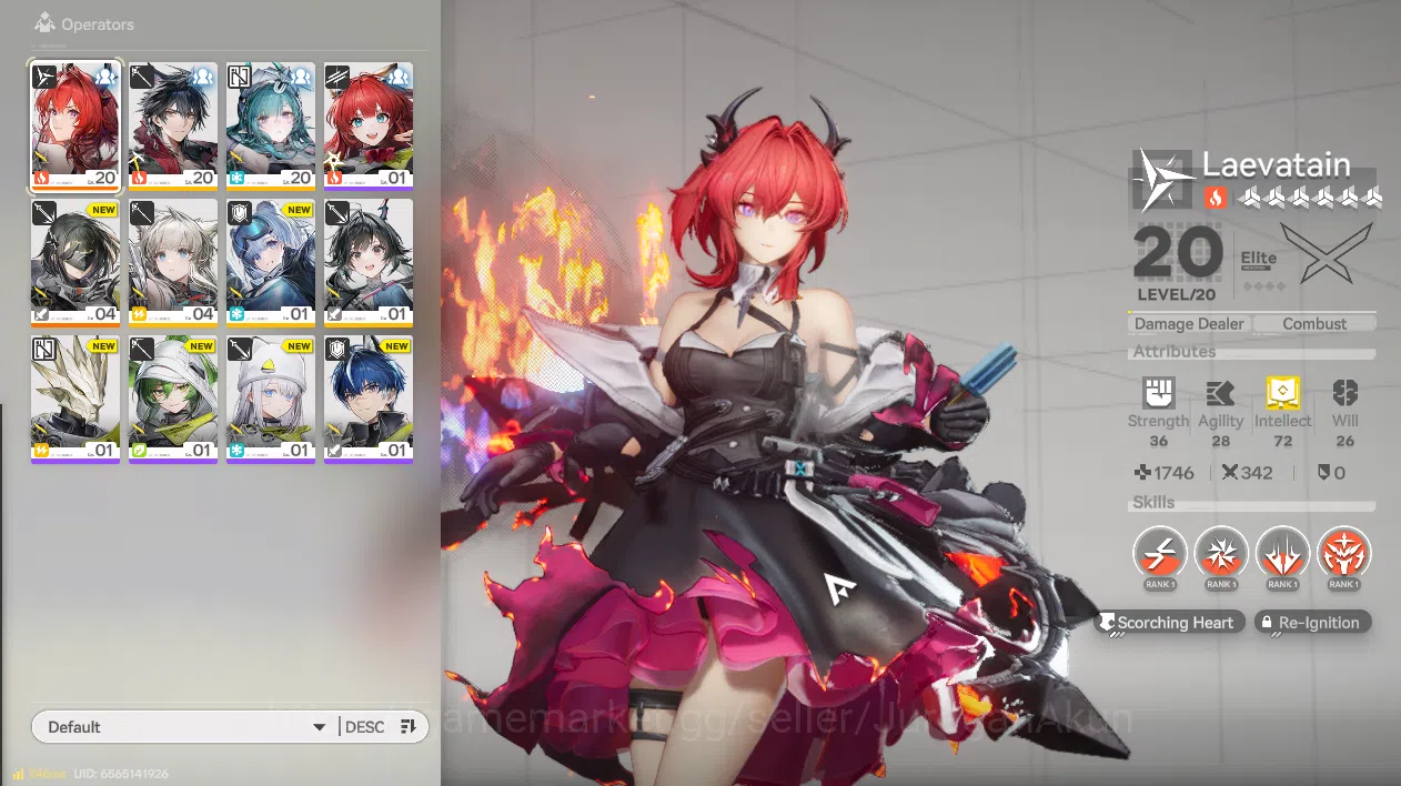Arknights: Endfield Accounts NA/EU Lv4 | Fresh Starter Laevatain + 5 SR Characters(Snow,Wulfgard,Etc)| Female MC |GrypLink
