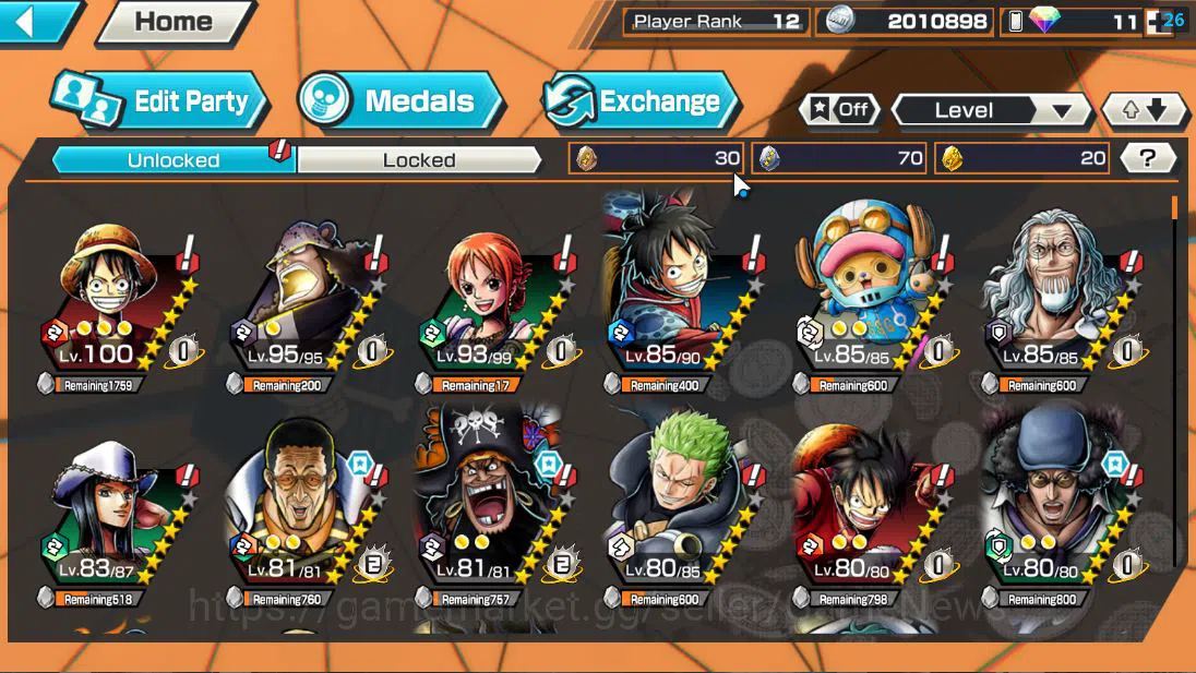 One Piece Bounty Rush Accounts Global| 5 EX| AM Sword[Borsalino],T4E Marshall D.T image 5
