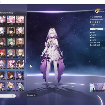 Honkai Star Rail Accounts Others Asia|TL 70|2 Prem Team|13 Limited|Evernight E1,Castorice,Cyrene,Hyacine,Yaoguang)+Sign