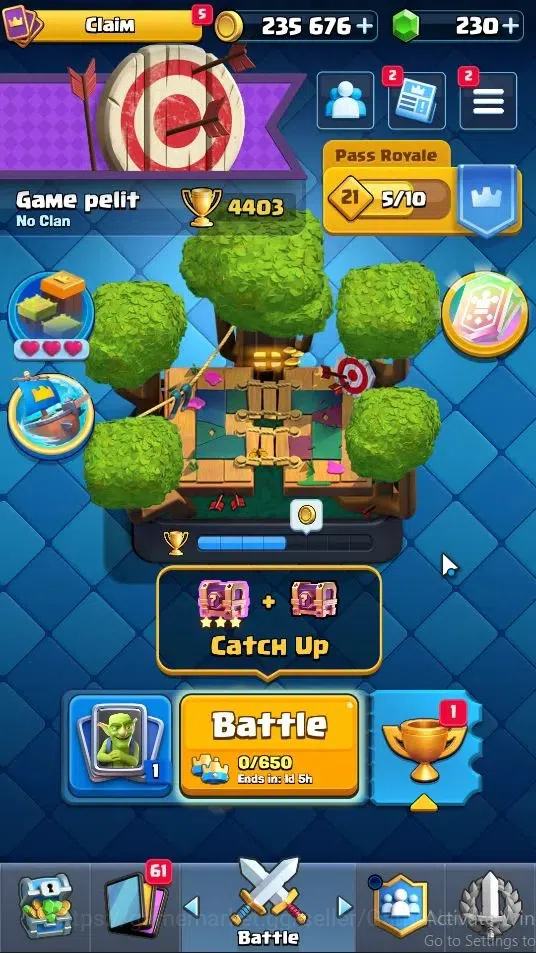 Clash Royale Accounts Lv 10|KTL 10|Trophy 4403|Card 82|Limited Skin|1 He image 1