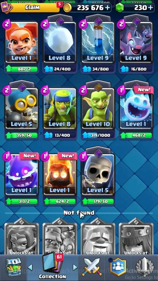 Clash Royale Accounts Lv 10|KTL 10|Trophy 4403|Card 82|Limited Skin|1 He image 10