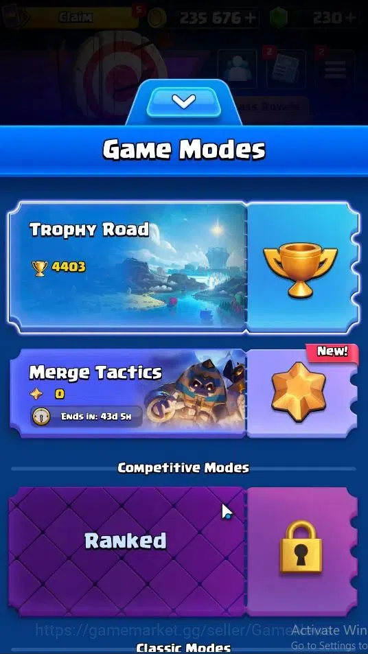 Clash Royale Accounts Lv 10|KTL 10|Trophy 4403|Card 82|Limited Skin|1 He image 2