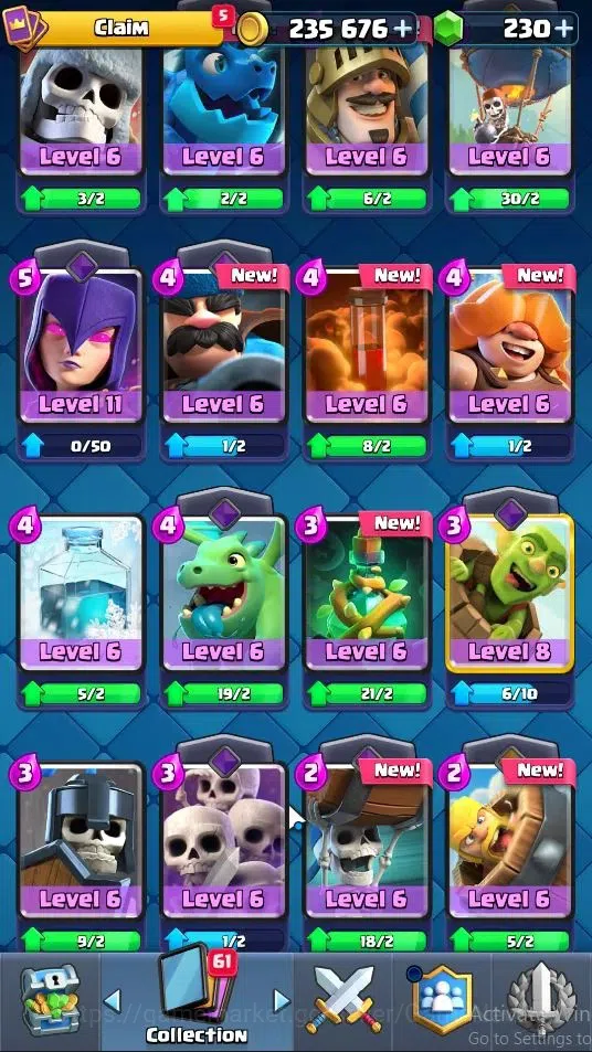 Clash Royale Accounts Lv 10|KTL 10|Trophy 4403|Card 82|Limited Skin|1 He image 6
