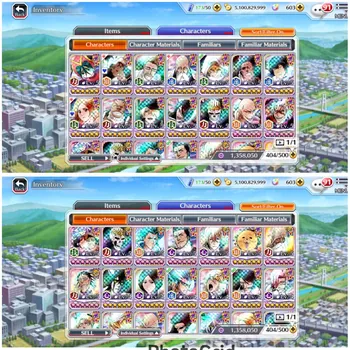 Bleach: Brave Souls Accounts High-End #BBS196: STORY FRESH!! [GLOBAL] RANK 229 | 22 Char 5/5, 20 MAX TRANCEND | 376