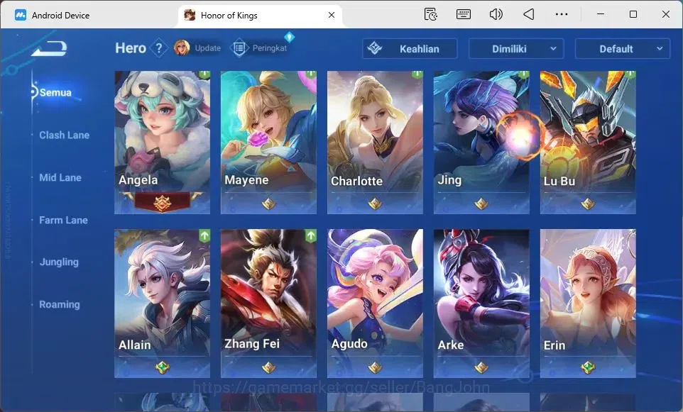 Honor of Kings Accounts Global Starter Hero112 Skin1474 |Lny2024 DaQiao|Sa image 12