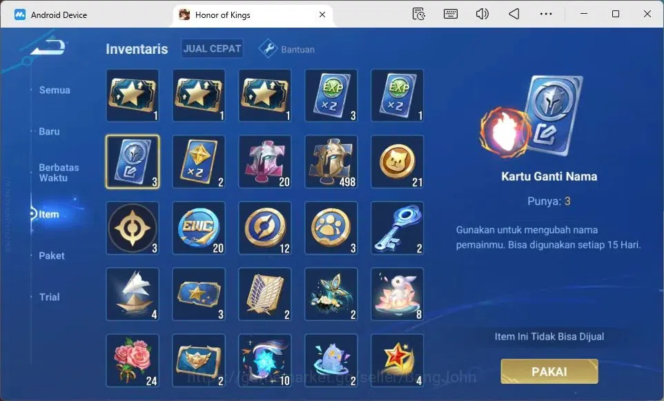 Honor of Kings Accounts Global Starter Hero112 Skin1474 |Lny2024 DaQiao|Sa image 13