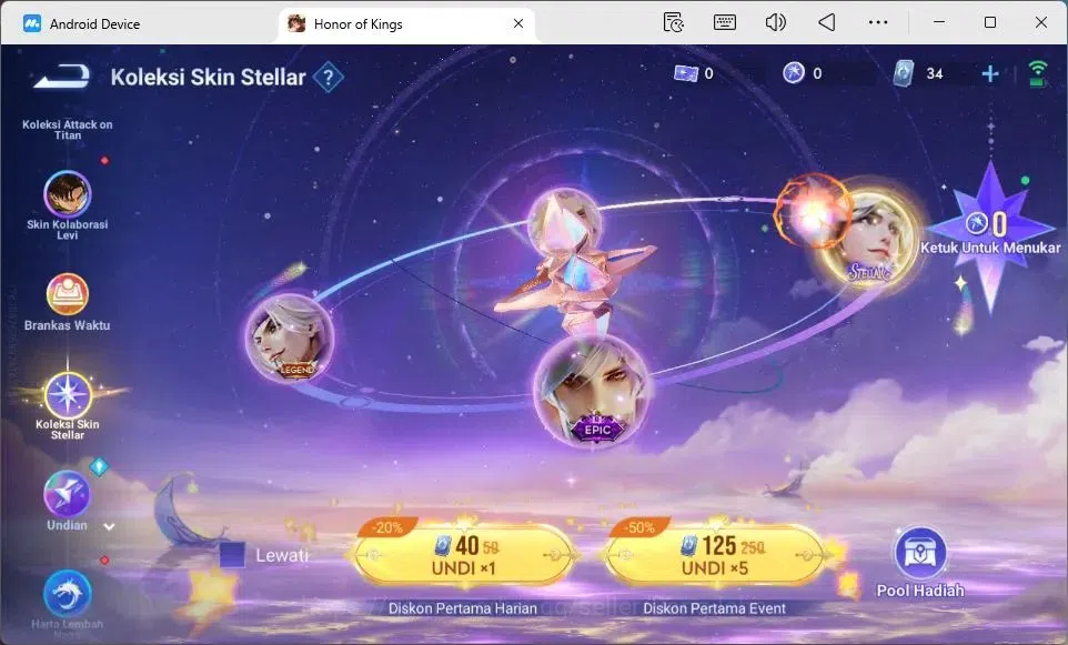 Honor of Kings Accounts Global Starter Hero112 Skin1474 |Lny2024 DaQiao|Sa image 14