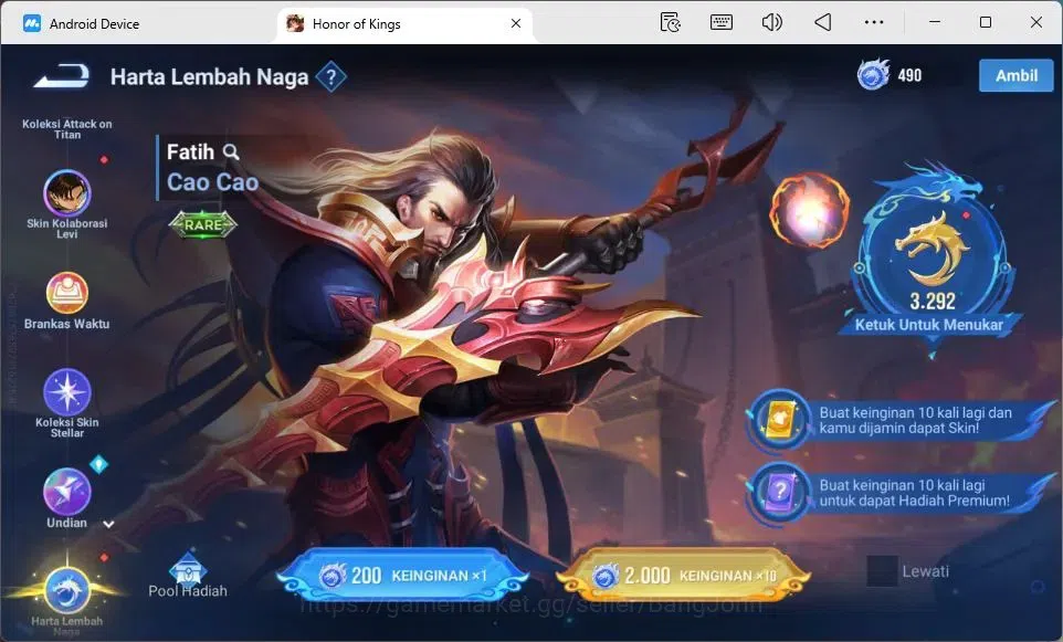 Honor of Kings Accounts Global Starter Hero112 Skin1474 |Lny2024 DaQiao|Sa image 15