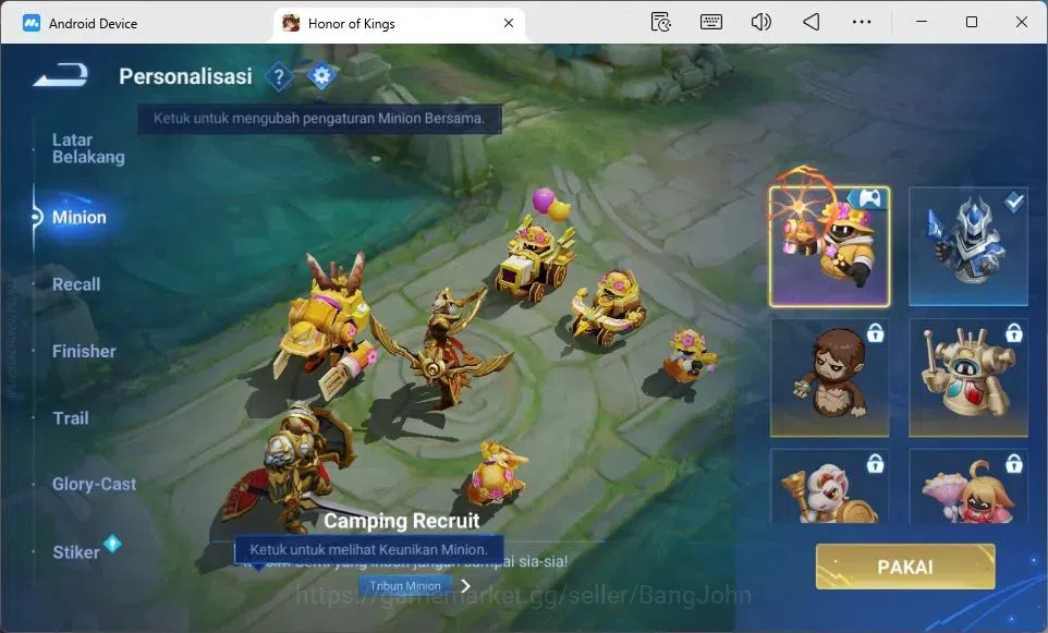 Honor of Kings Accounts Global Starter Hero112 Skin1474 |Lny2024 DaQiao|Sa image 17