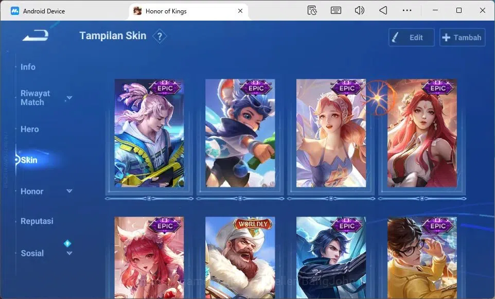 Honor of Kings Accounts Global Starter Hero112 Skin1474 |Lny2024 DaQiao|Sa image 19