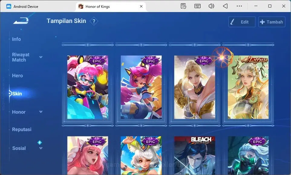 Honor of Kings Accounts Global Starter Hero112 Skin1474 |Lny2024 DaQiao|Sa image 20