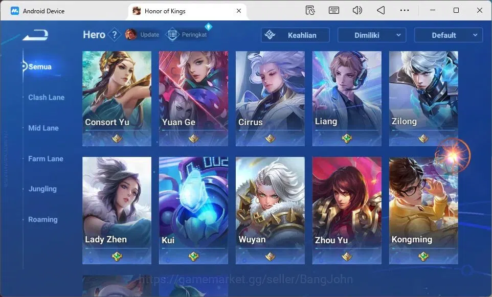 Honor of Kings Accounts Global Starter Hero112 Skin1474 |Lny2024 DaQiao|Sa image 4