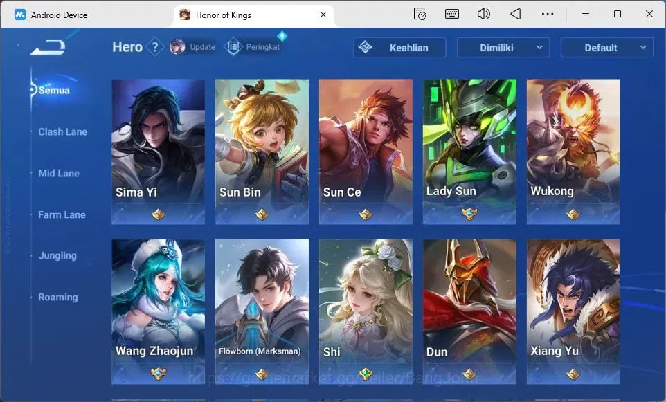 Honor of Kings Accounts Global Starter Hero112 Skin1474 |Lny2024 DaQiao|Sa image 6