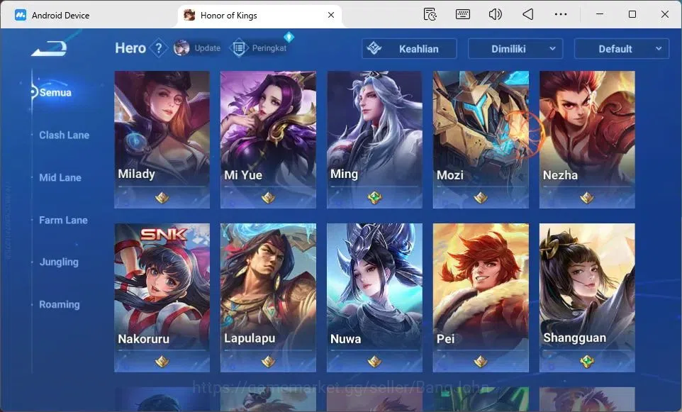 Honor of Kings Accounts Global Starter Hero112 Skin1474 |Lny2024 DaQiao|Sa image 7