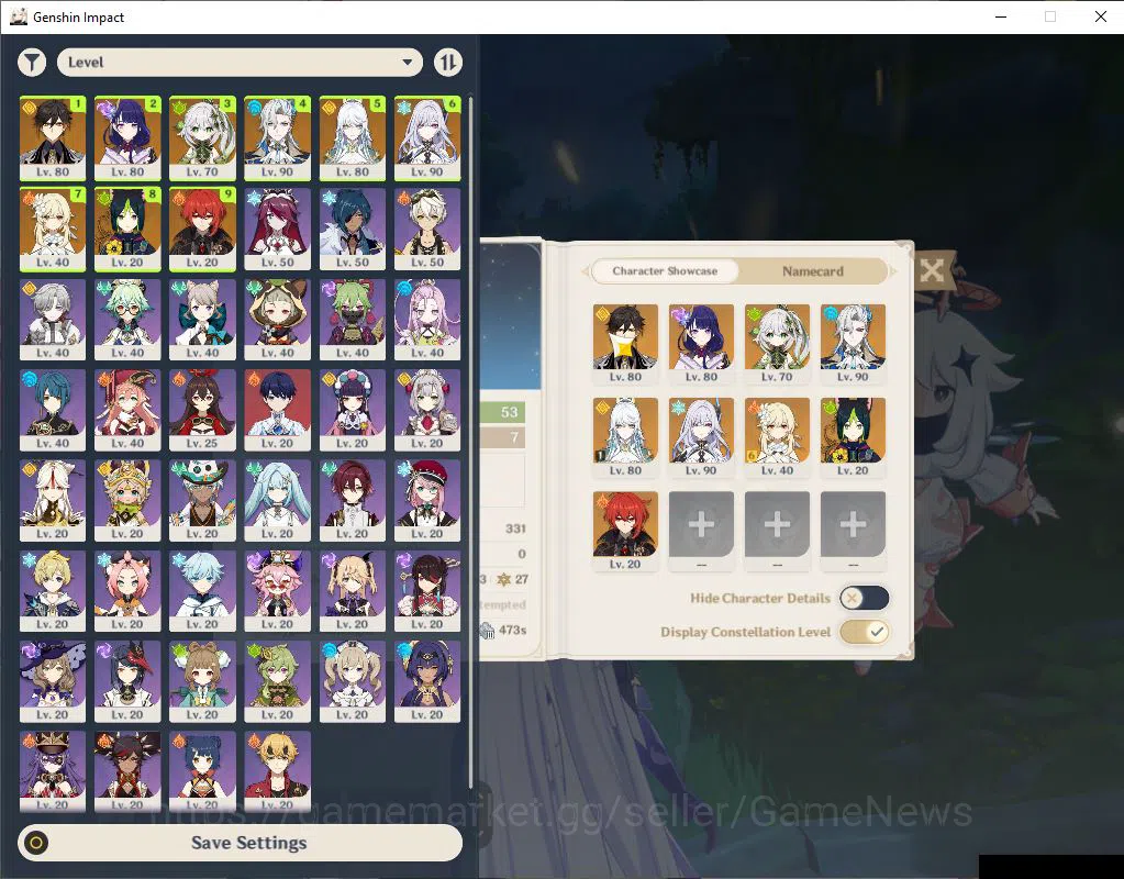 Genshin Impact Mid Game ASIA|AR 53|6 Limited+3(*5Weapon)|Prime Team [Skirk image 1