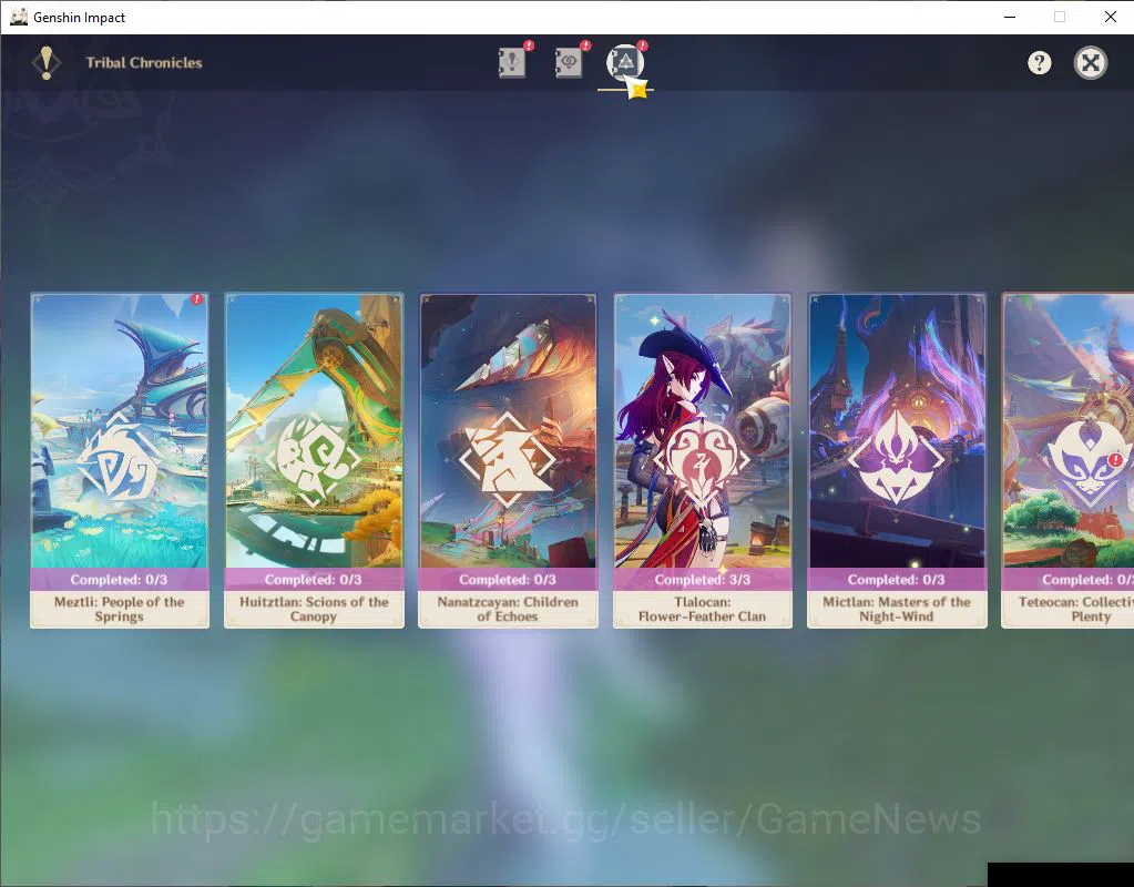 Genshin Impact Accounts Mid Game ASIA|AR 53|6 Limited+3(*5Weapon)|Prime Team 14