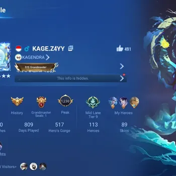Honor of Kings Accounts Others Global|113H 89S|Legend: Kaizer|GrandMaster:Gan&Mo|DanDaDan:Daji|LNY24: Da Qiao|Check SS