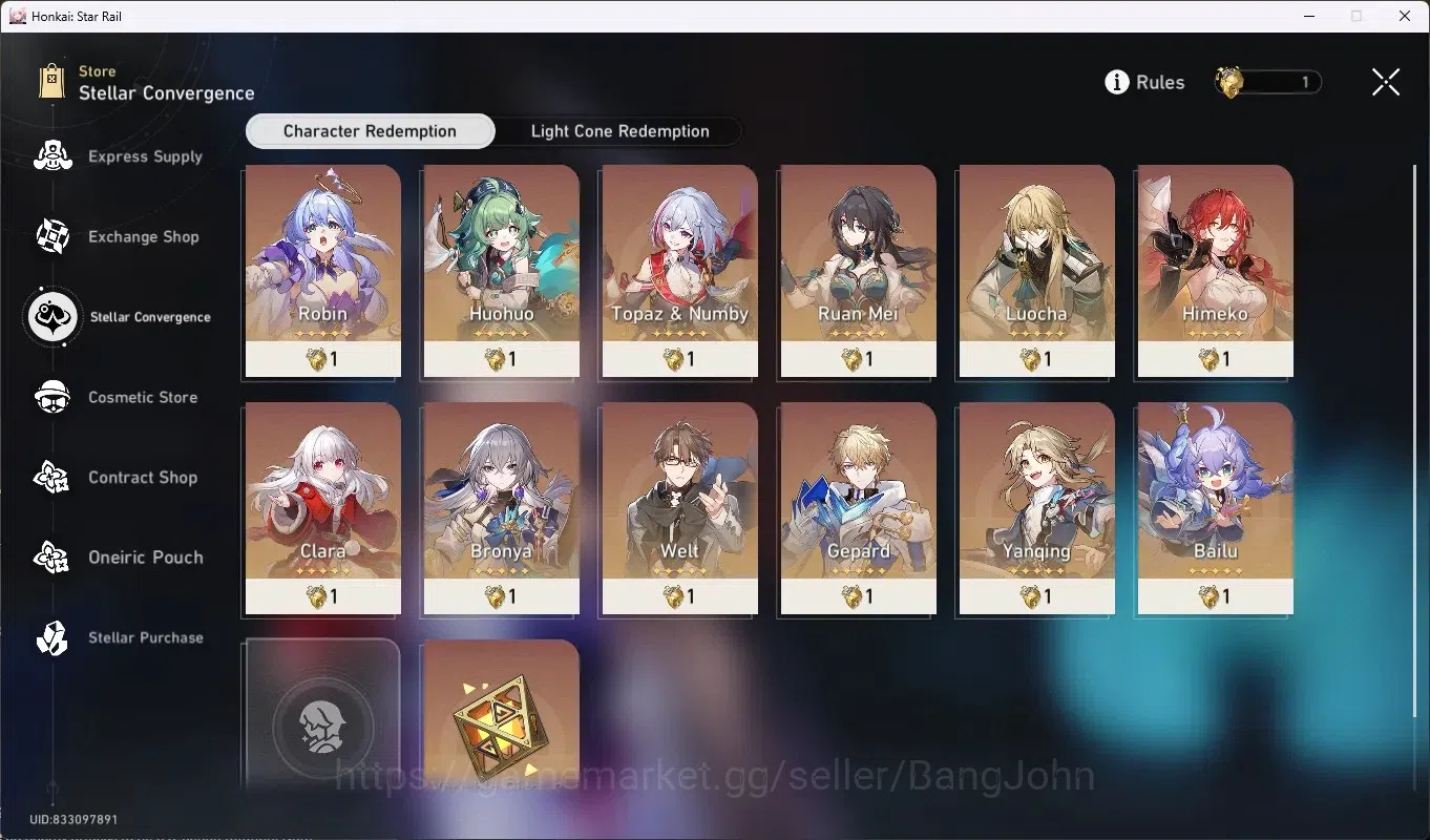 Honkai Star Rail Accounts Others ASIA|TL 70|19 Limit,DOT PremTim 10