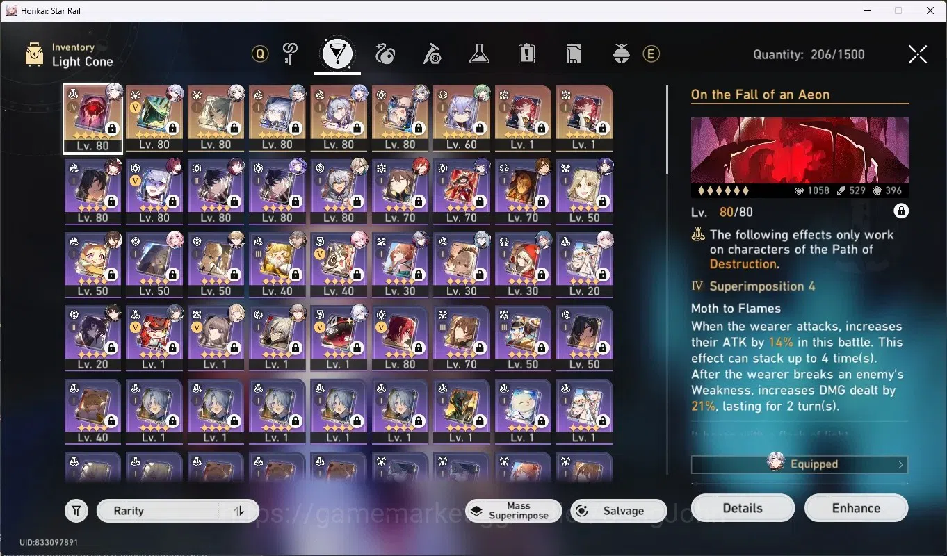 Honkai Star Rail Accounts Others ASIA|TL 70|19 Limit,DOT PremTim 14