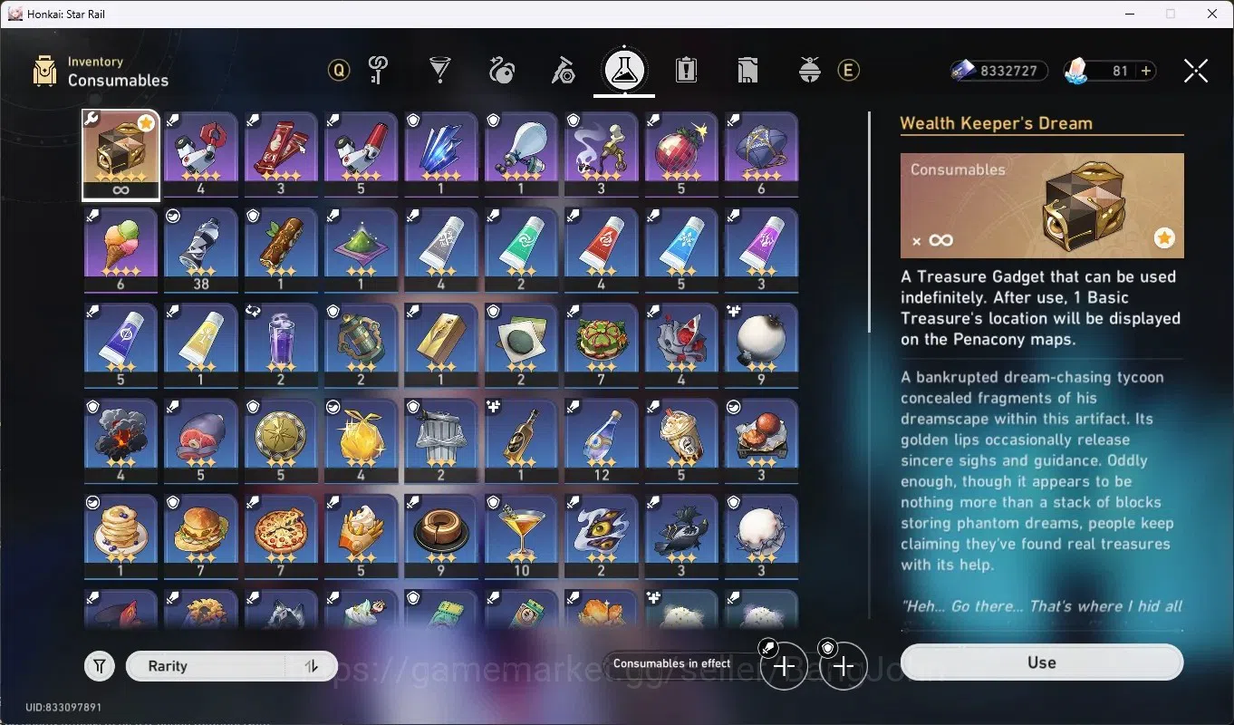 Honkai Star Rail Accounts Others ASIA|TL 70|19 Limit,DOT PremTim 17