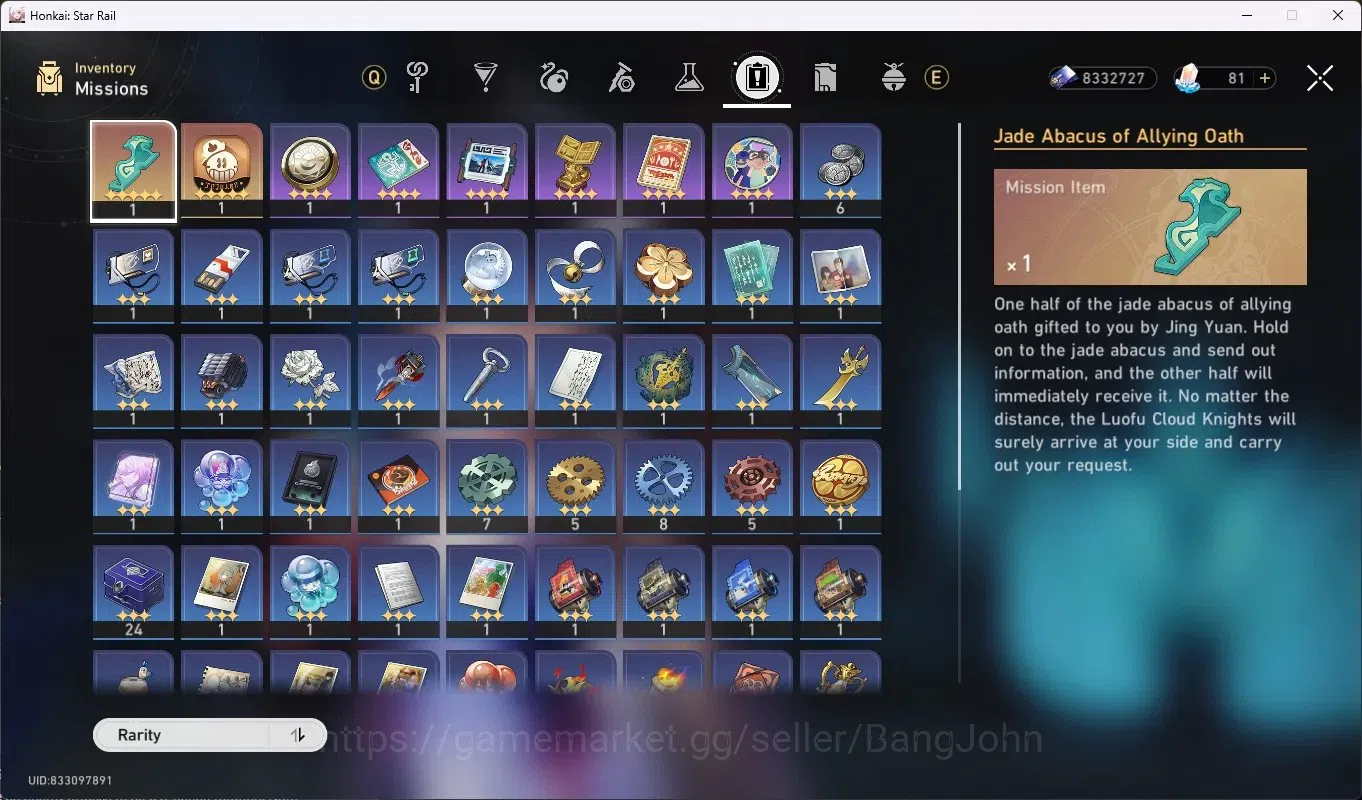 Honkai Star Rail Accounts Others ASIA|TL 70|19 Limit,DOT PremTim 18