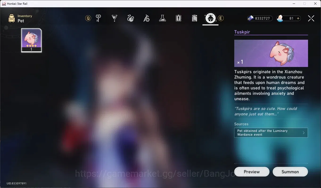 Honkai Star Rail Accounts Others ASIA|TL 70|19 Limit,DOT PremTim 20