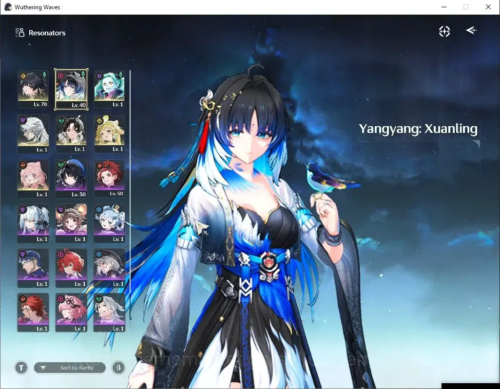 Wuthering Waves Accounts Others SEA |UL 49|2 Limited| Yangyang: Xuanling RC 4 + Signature, Rebecca |DB Lvl 30|MC Female|Log 2