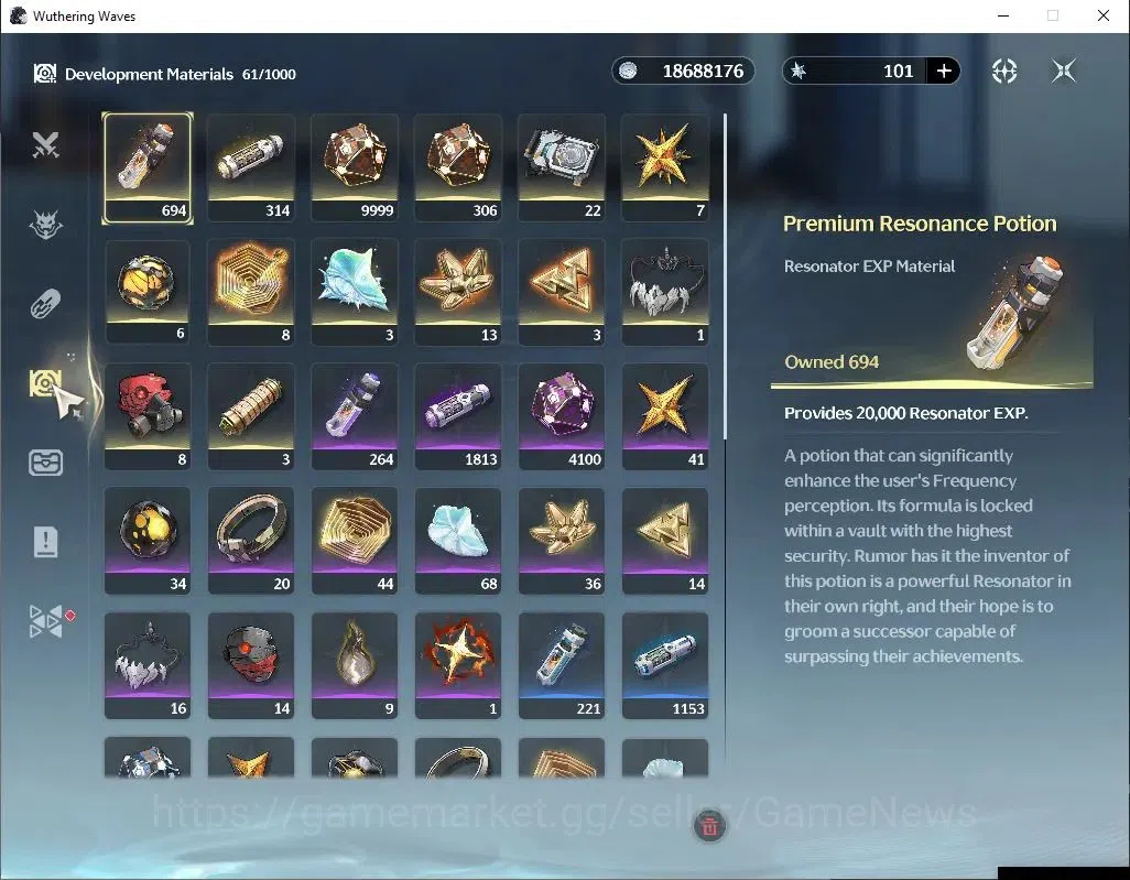 Wuthering Waves Accounts Others SEA |UL 49|2 Limited| Yangyang: Xuanling RC 4 + Signature, Rebecca |DB Lvl 30|MC Female|Log 7