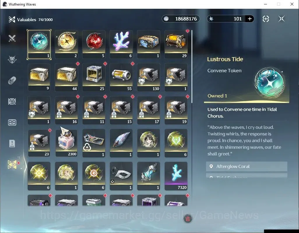 Wuthering Waves Accounts Others SEA |UL 49|2 Limited| Yangyang: Xuanling RC 4 + Signature, Rebecca |DB Lvl 30|MC Female|Log 9