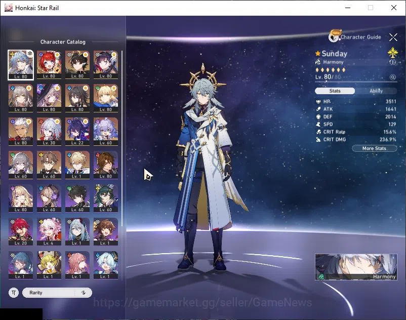 Honkai Star Rail Accounts Asia|TL 67| 9 Limited |Sunday+Sign,Hysilens,Saber, image 3