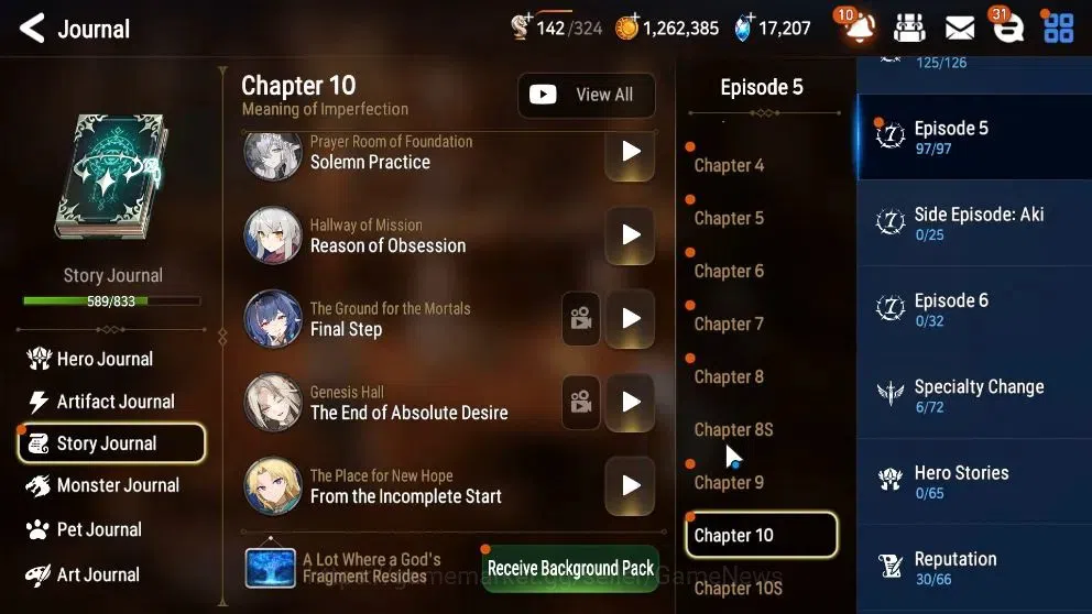 Epic Seven Accounts High-End GLOBAL UnVerif|22ML(Notos,ScholNurse Yulha,RnL,Salome,MonarchS Iseria,ZIO,Etc)+Ab 15