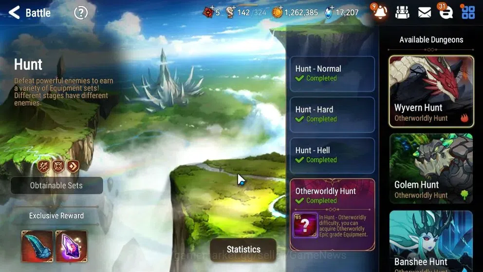 Epic Seven Accounts High-End GLOBAL UnVerif|22ML(Notos,ScholNurse Yulha,RnL,Salome,MonarchS Iseria,ZIO,Etc)+Ab 17