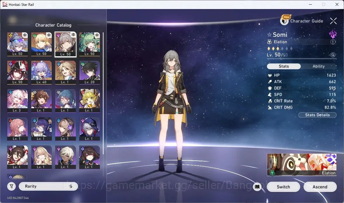 Honkai Star Rail Accounts Others ASIA | TL 31 | 4 LIMIT | SILVER WOLF | SABER | HUO HUO | SPARKLE | BALIU | YANQING |SPEC 3
