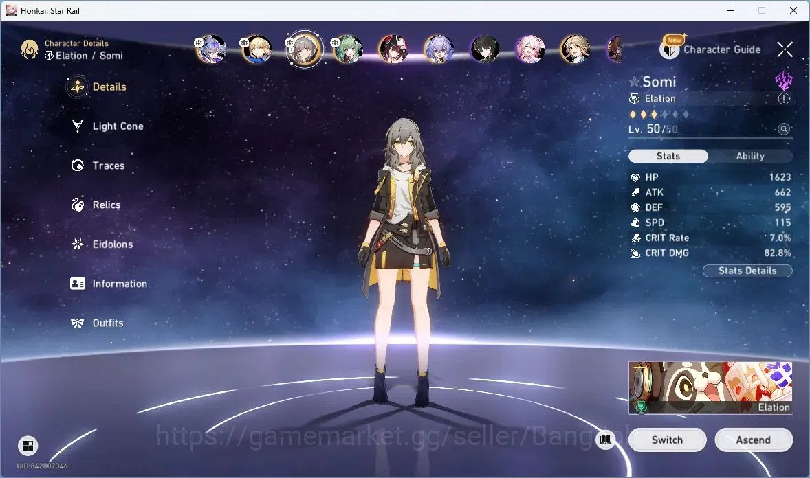 Honkai Star Rail Accounts Others ASIA | TL 31 | 4 LIMIT | SILVER WOLF | SABER | HUO HUO | SPARKLE | BALIU | YANQING |SPEC 4