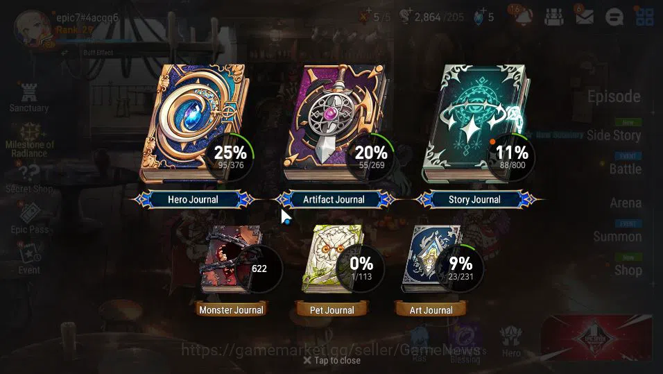 Epic Seven Accounts GLOBAL UnVerif|Starter|2 ML(Lionheart Cermia,LE Ka image 4