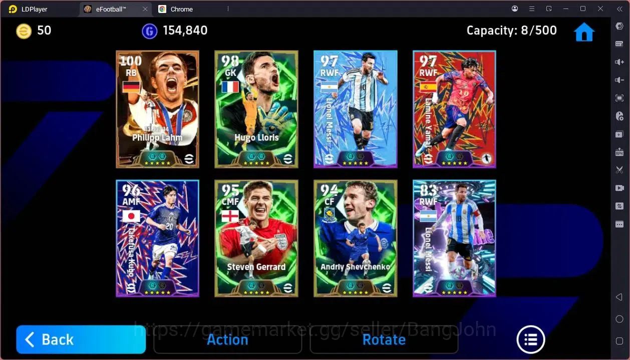 eFootball Accounts Legends & Iconic Players Mobile |PW 3119|Bigtime Phillip Lahm|Epic Lioris,Gerrard,Shecvchenko|Showtime 4