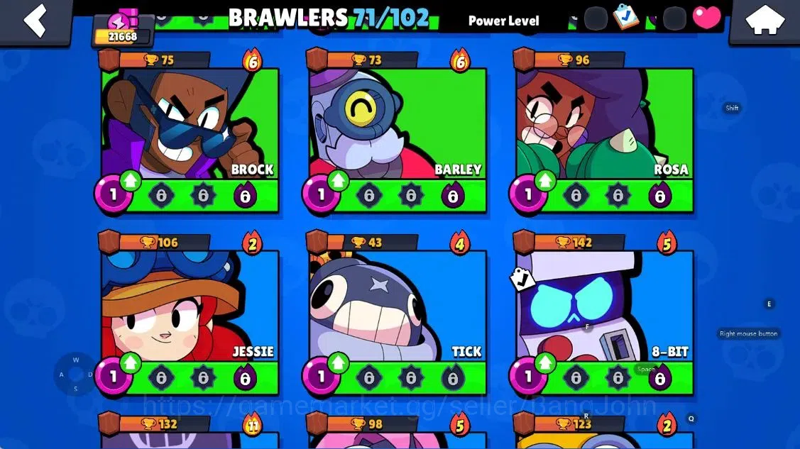 Brawl Stars Accounts Android | 21668 Thropy | 71 Brawler-11 Max Lv - 9  image 10