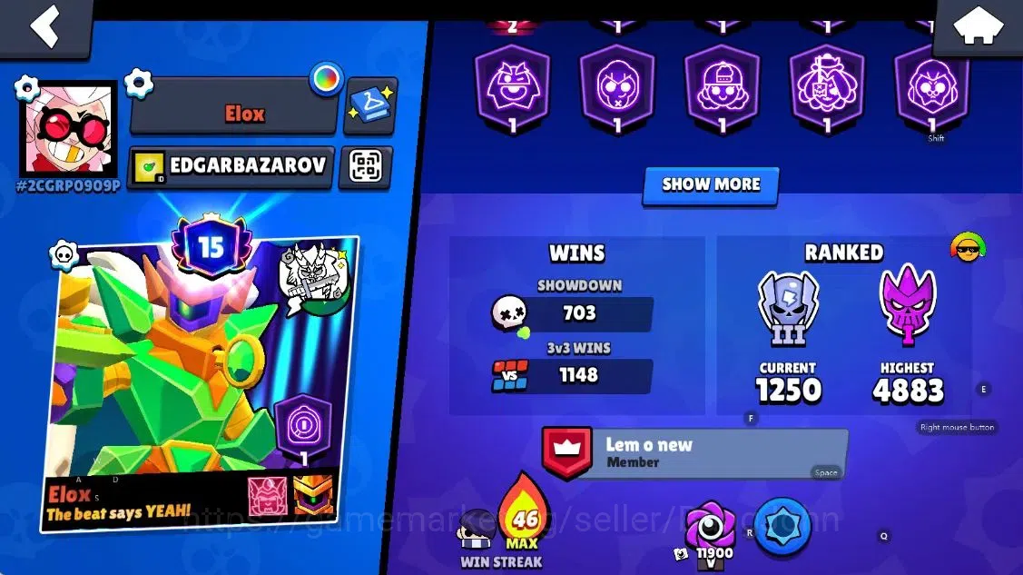 Brawl Stars Accounts Android | 21668 Thropy | 71 Brawler-11 Max Lv - 9  image 3