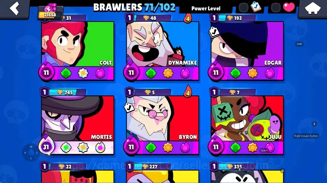 Brawl Stars Accounts Android | 21668 Thropy | 71 Brawler-11 Max Lv - 9  image 6