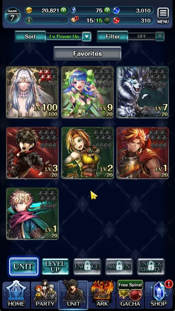 Last Cloudia Accounts GLOBAL|Rank 7|Collab Brave Frontier (Fire God Varg image 1