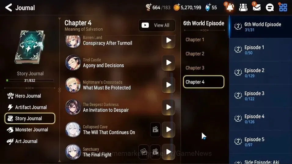 Epic Seven Accounts GLOBAL UnVerif|New Era|3 ML(WOTM Tenebria,Straze,S image 10