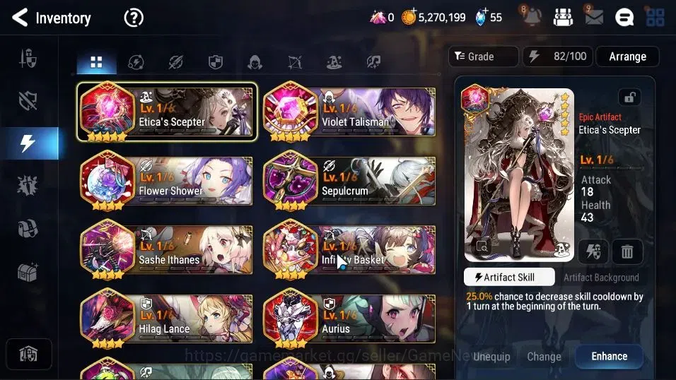 Epic Seven Accounts GLOBAL UnVerif|New Era|3 ML(WOTM Tenebria,Straze,S image 16